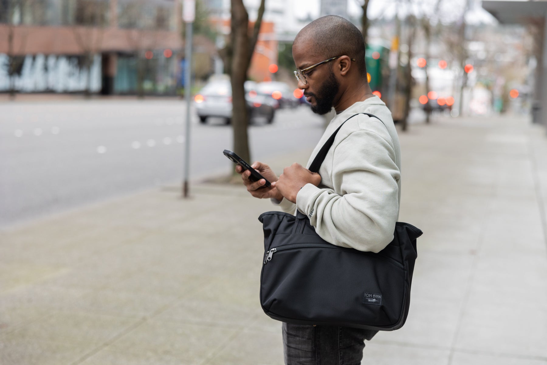 Nomad Tote in Black Ballisitic