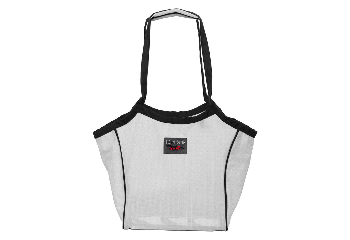 visible variant TB0608-TD^^A Small Original Shop Bag in Tahoma (white with white grid) 200 Halcyon.