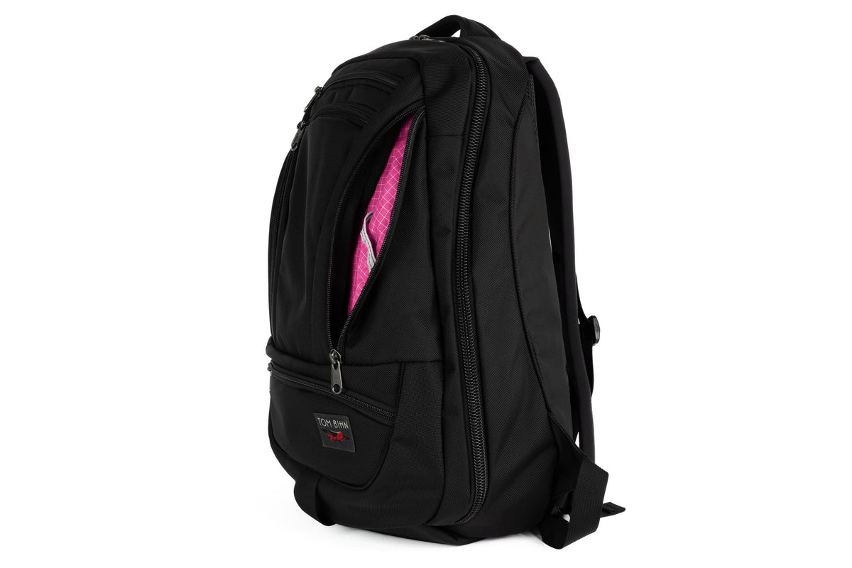 visible variant TB0122-BKPD^^Synik 26 in Black Ballistic with Cerise 200 Halcyon interior