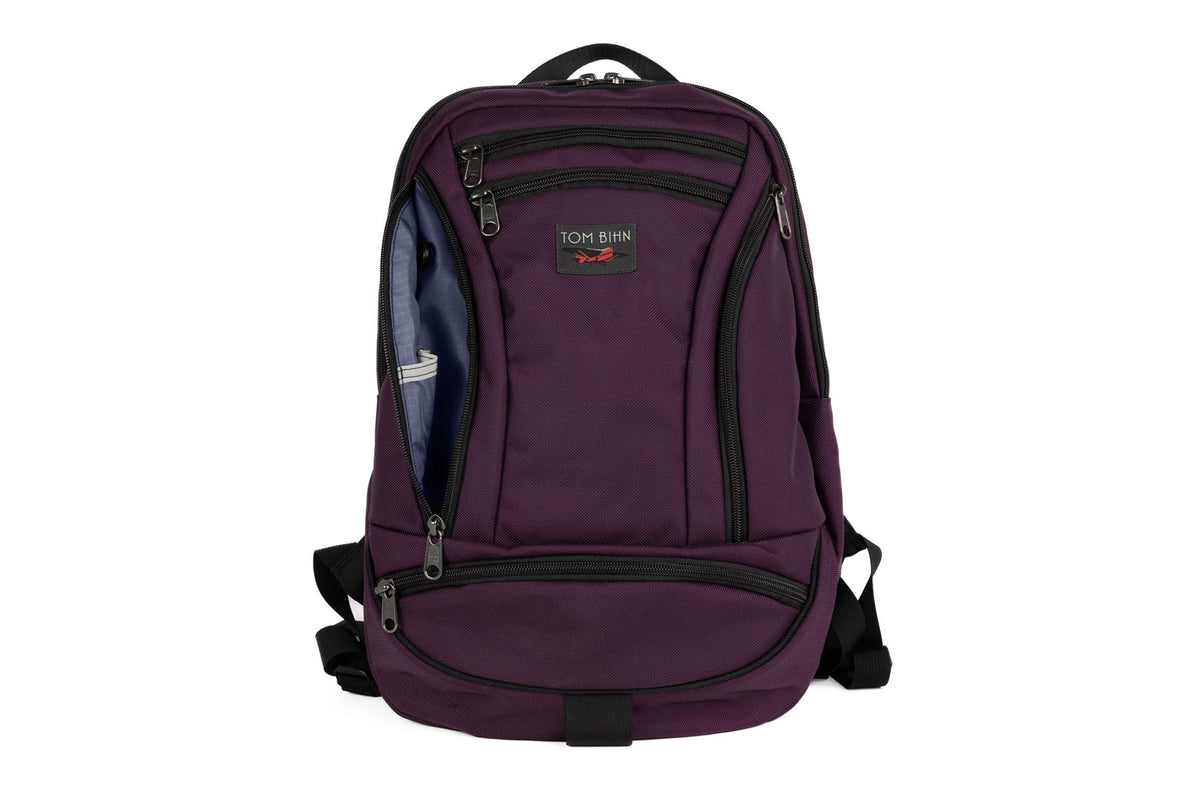 visible variant TB0112-UKDL^^The Synapse 19 in Aubergine (dark purple) 525 Ballistic with Dusk (blue-grey with light blue-grey grid) 210 Cerylon interior.
