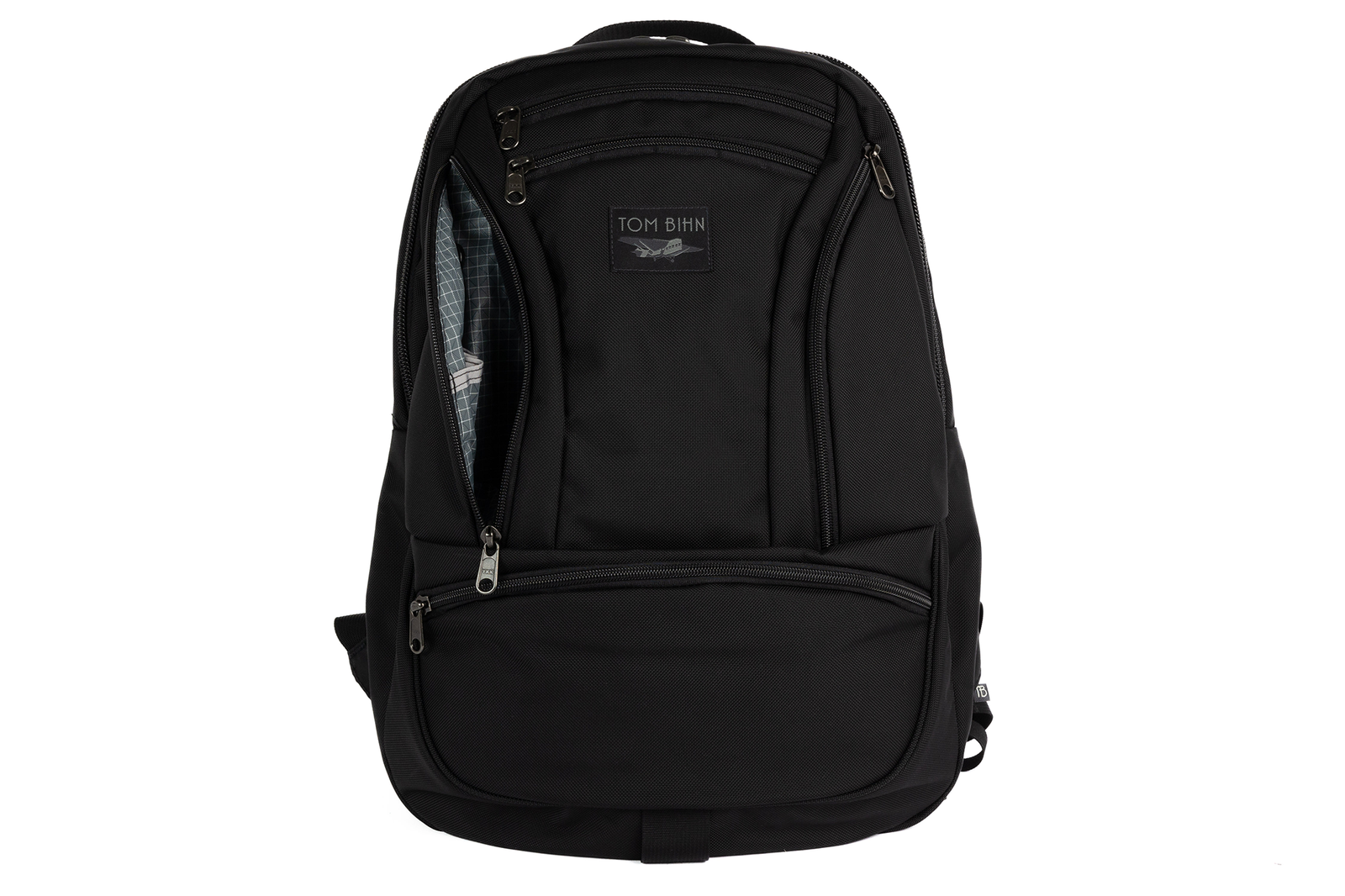 visible variant TB0113-BKND^^A Synapse 25 in Black 630 Ballistic with Northwest Sky (light grey with white grid) 200 Halcyon interior.
