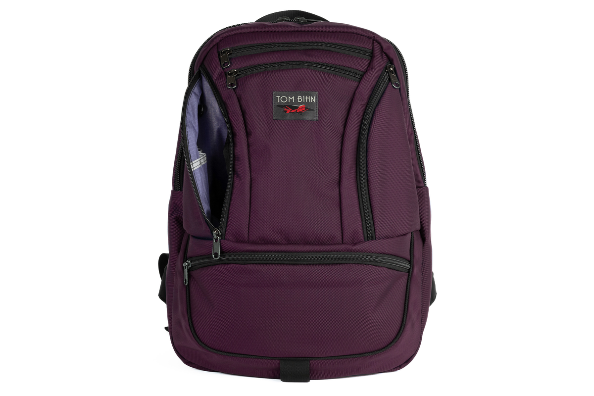 visible variant TB0113-UKDL^^A Synapse 25 in Aubergine (dark purple) Ballistic with Dusk (light blue-grey with blue-grey grid) 210 Cerylon interior.
