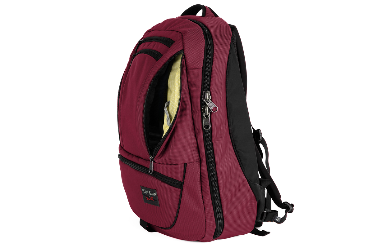visible variant TB0121-PK2D^^The Synik 30 in Raspberry (pale red) Ballistic with a Lemonade (pale yellow with white grid) 200 Halcyon interior.