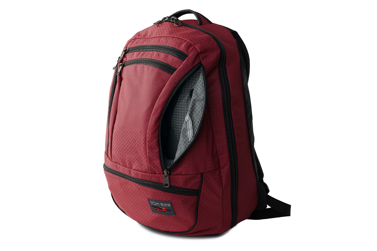 visible variant TB0121-RTND^^Synik 30 in Bordeaux (red with black grid) Spectron with a Northwest Sky (grey with white grid) 200 Halcyon interior
