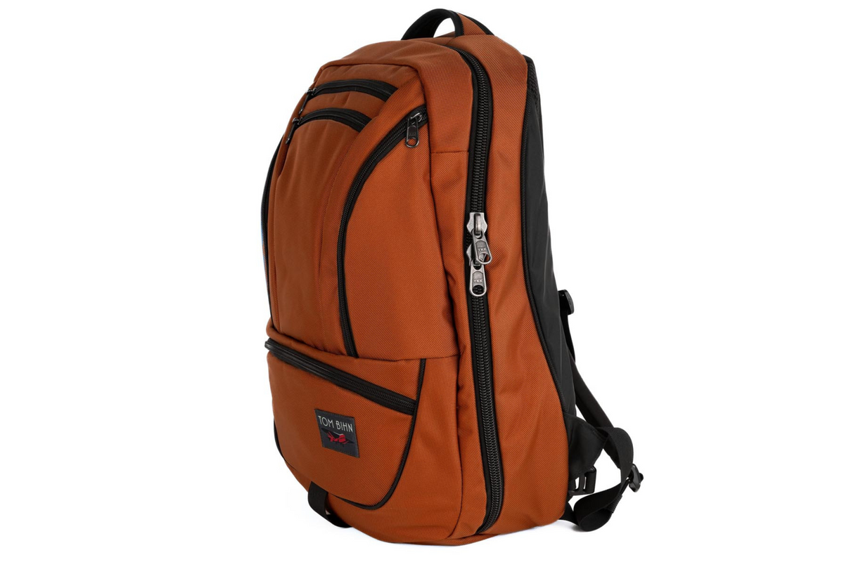 visible variant TB0121-TKGL TB0121-TKND TB0121-TKTD^^A profile shot of the Synik 30 in Burnt Orange 630 Ballistic.