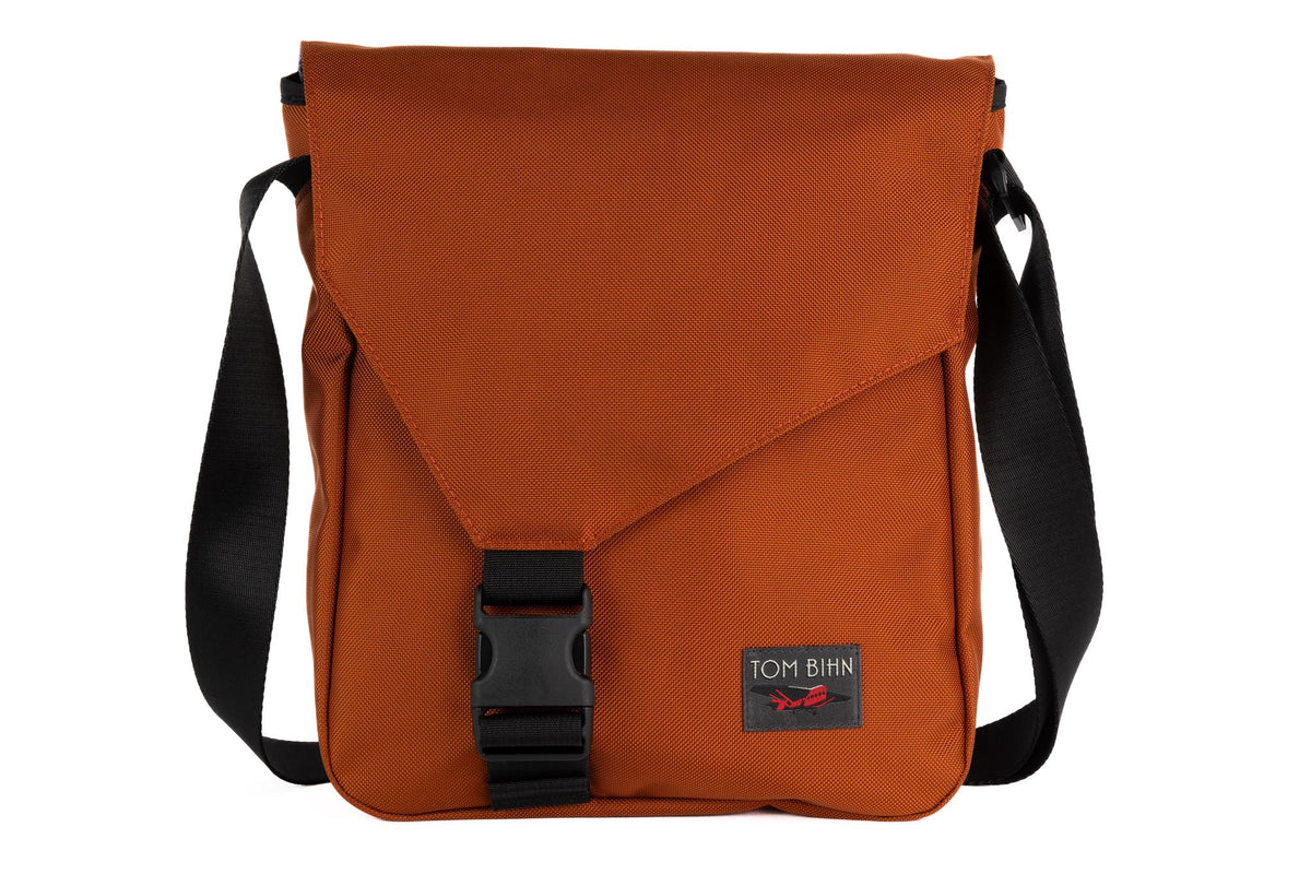 visible variant TB0202-TKSL TB0202-TKDL TB0202-TKGL^^Medium Cafe Bag in Burnt Orange Ballistic