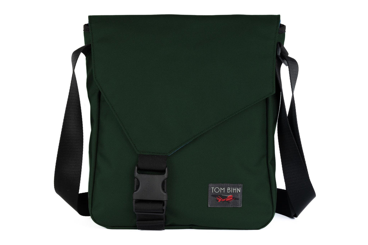 visible variant TB0202-WKOL TB0202-WKML^^Medium Cafe Bag in Wilderness (forest green) Ballistic with Cobalt 210 Cerylon