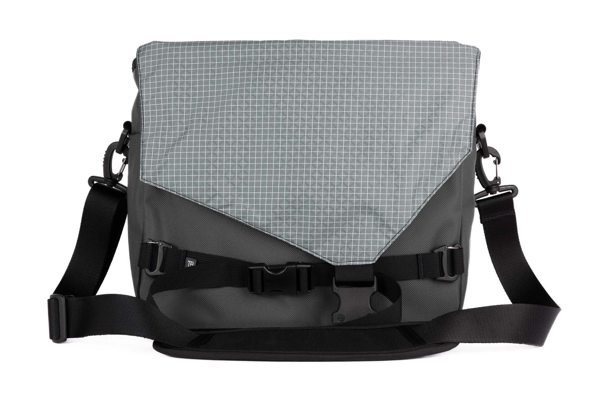 visible variant TB0204-GKND^^The Maker's Bag in Nebulous Grey (Medium grey )525 Ballistic with an Northwest Sky (grey with white grid) 200 Halcyon interior.