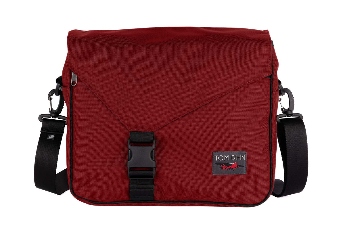 visible variant TB0204-MKND^^The Maker's Bag in Mars Red (brick red) Ballistic.