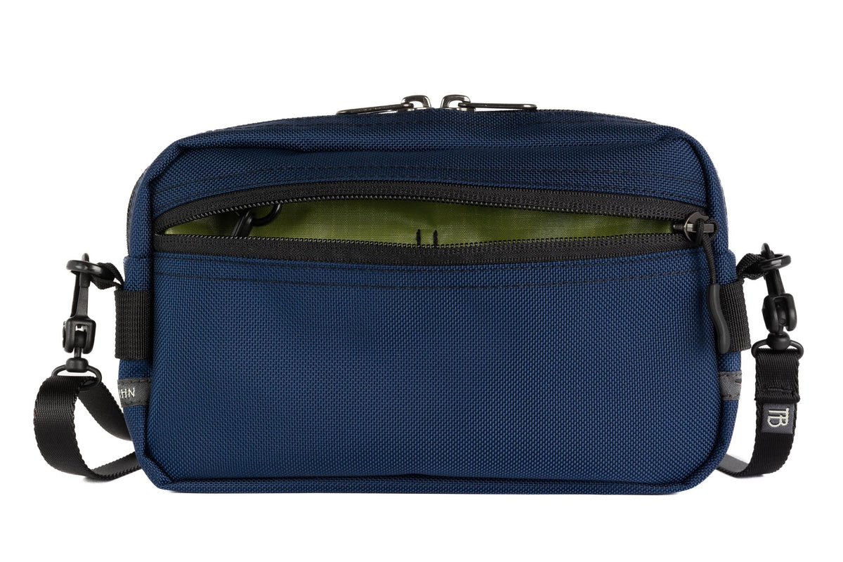 visible variant TB0413-DKML^^A Side Effect in Deep Blue (dark blue) 525 Ballistic with Moss (green with light green grid) 210 Cerylon interior.
