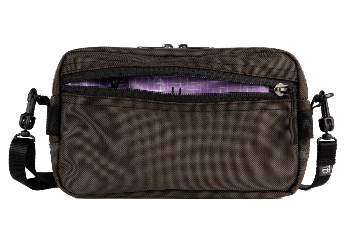visible variant TB0413-RKYD^^A Side Effect in Ursa (grey-brown) Ballistic with Wisteria (pale purple with white grid) 200 Halcyon interior.