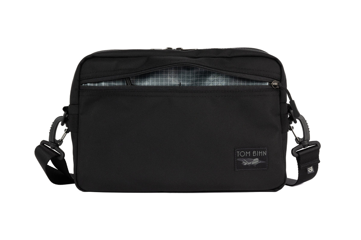 visible variant TB0415-BKND^^The Side Hustle in Black Ballistic with Northwest Sky 200 Halcyon interior.