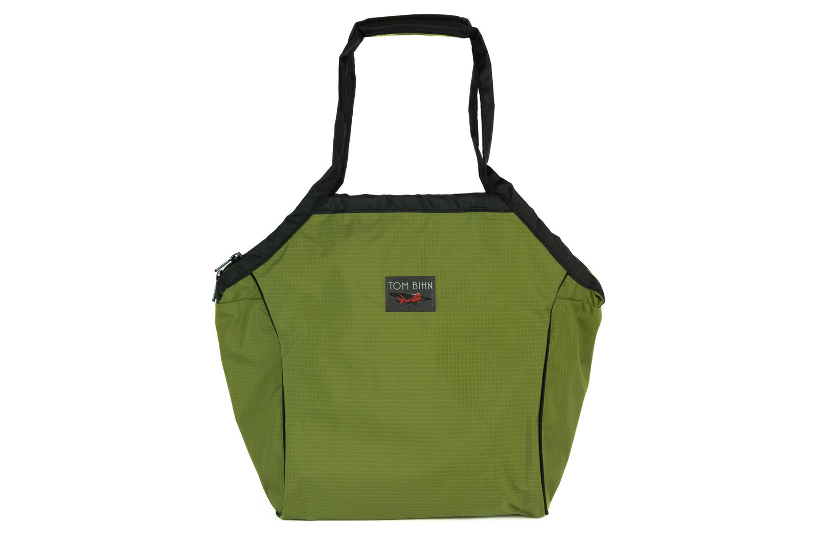 visible variant TB0614-ML^^A Large Zip-TopShop Bag in Moss 210 Cerylon
