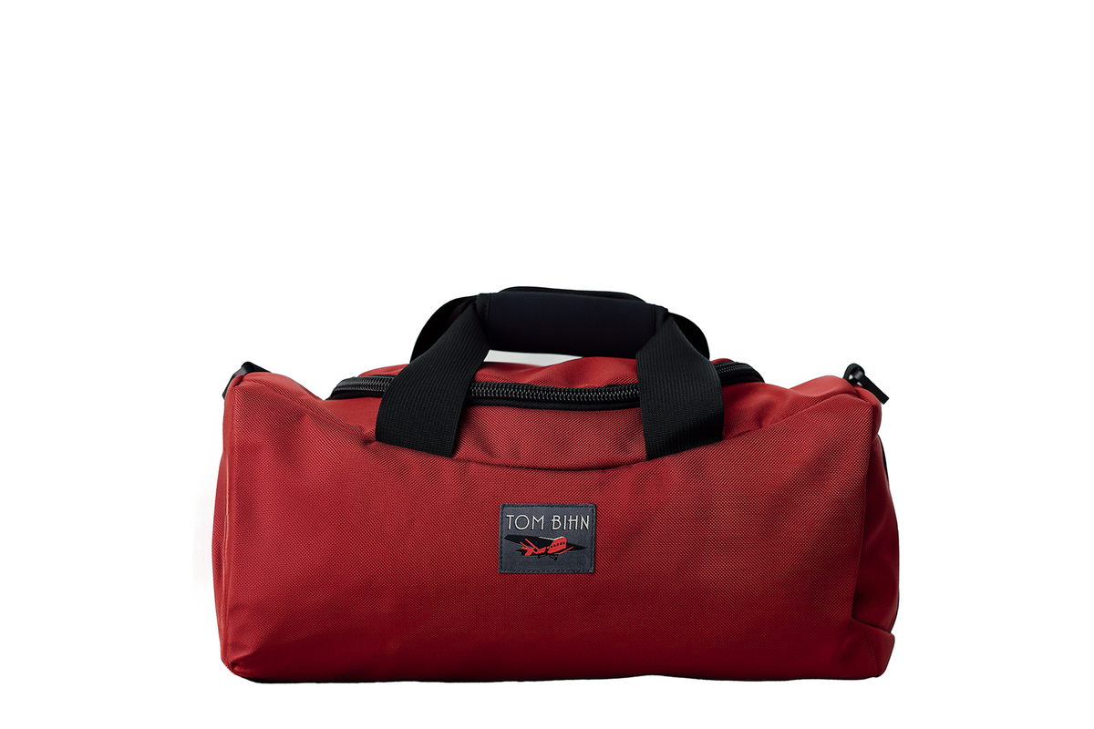 visible variant TB0909MI-MK^^Mini Yeoman Duffel in Mars Red