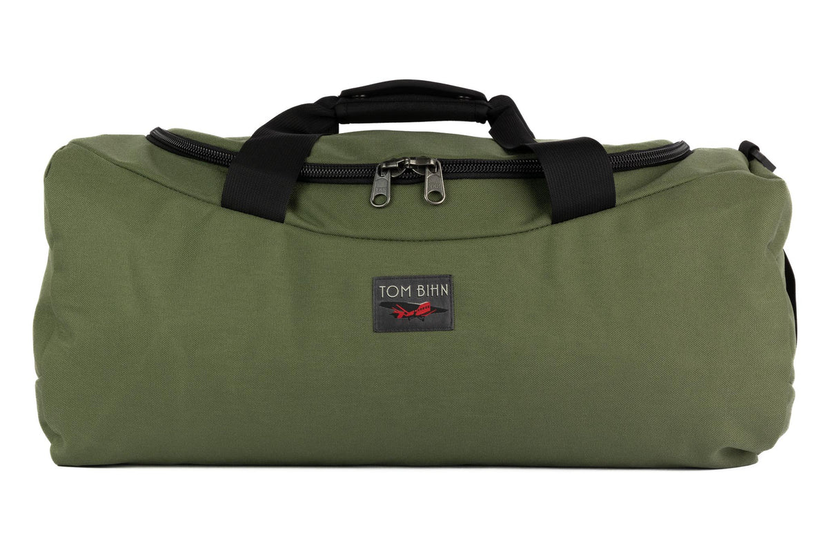 visible variant TB0909S-2C^^A Small Yeoman Duffel in Boreal (a light green) 1000 Texturized Nylon.