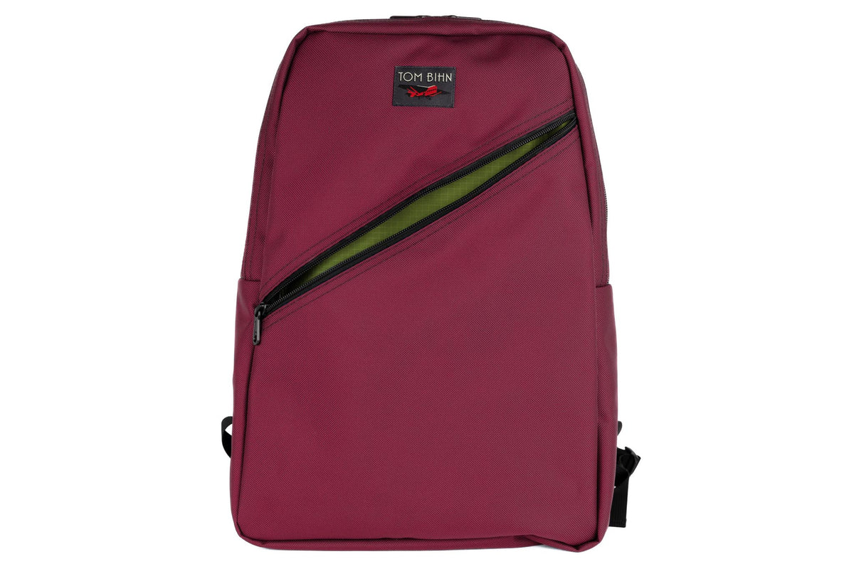 visible variant TB0922-PKML^^Daylight Backpack in Raspberry (pale red) Ballistic with Moss 210 Cerylon