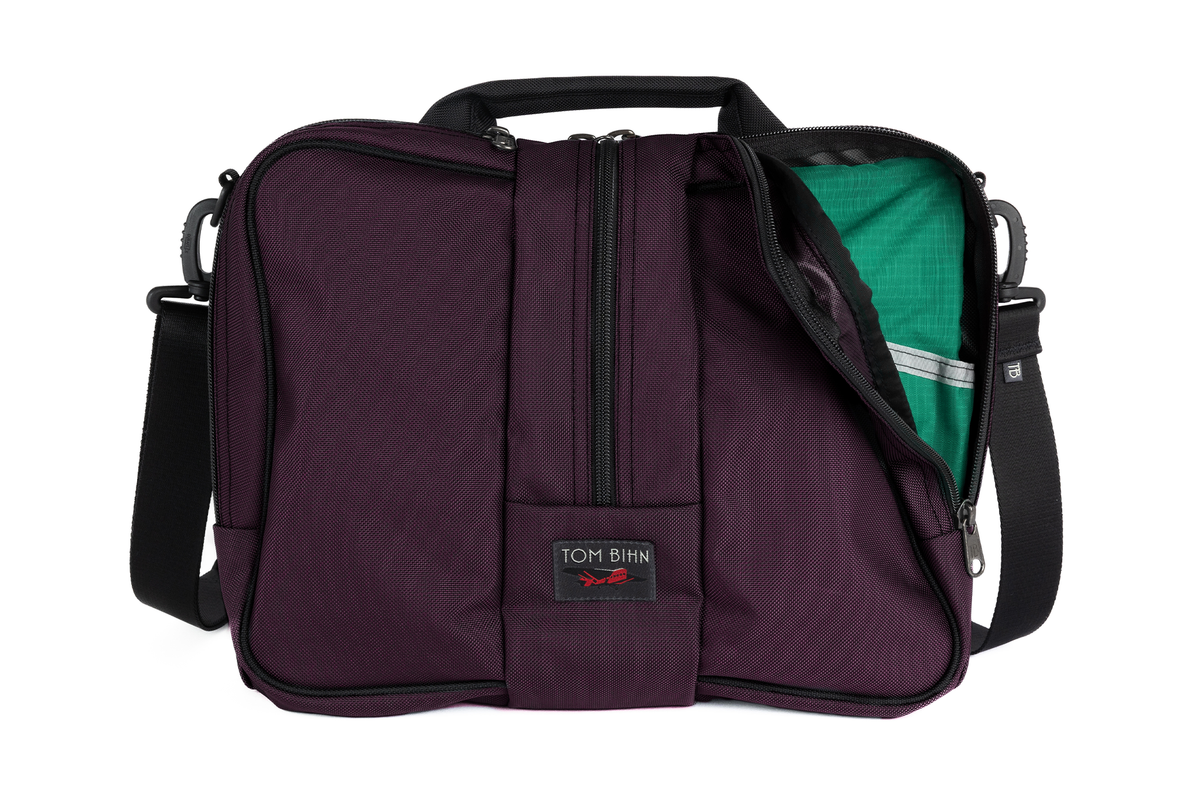 visible variant TB0968-UKEL^^Pilot in Aubergine (dark purple) Ballistic with Emerald (dark green with green grid) 210 Cerylon interior.