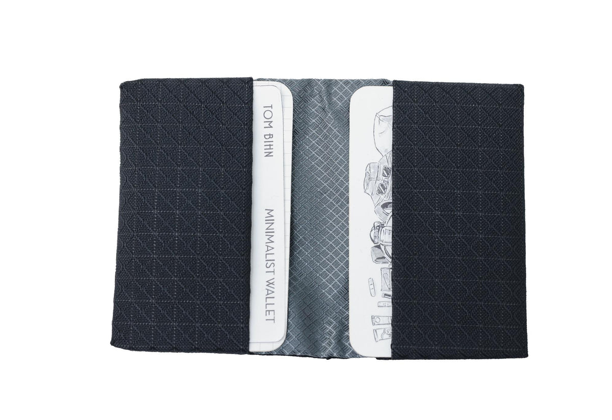 visible variant TB1294-BT^^The interior of the Minimalist Wallet