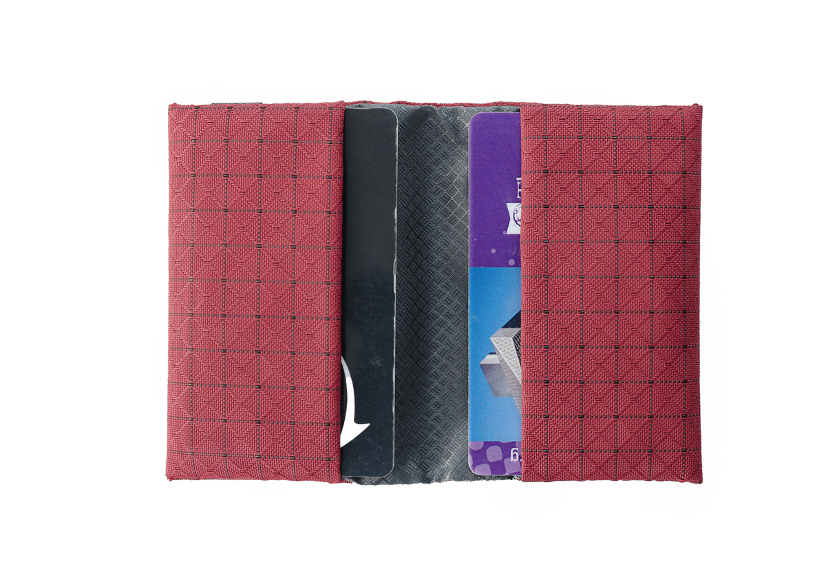visible variant TB1294-RT^^The exterior of the Minimalist Wallet