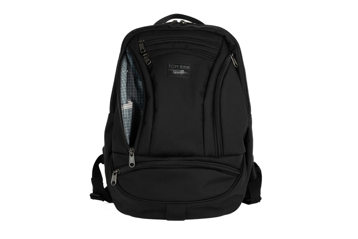 visible variant TB0112-BKND^^The Synapse 19 in Black 630 Ballistic with Northwest Sky (light grey with white grid) 200 Halcyon interior.