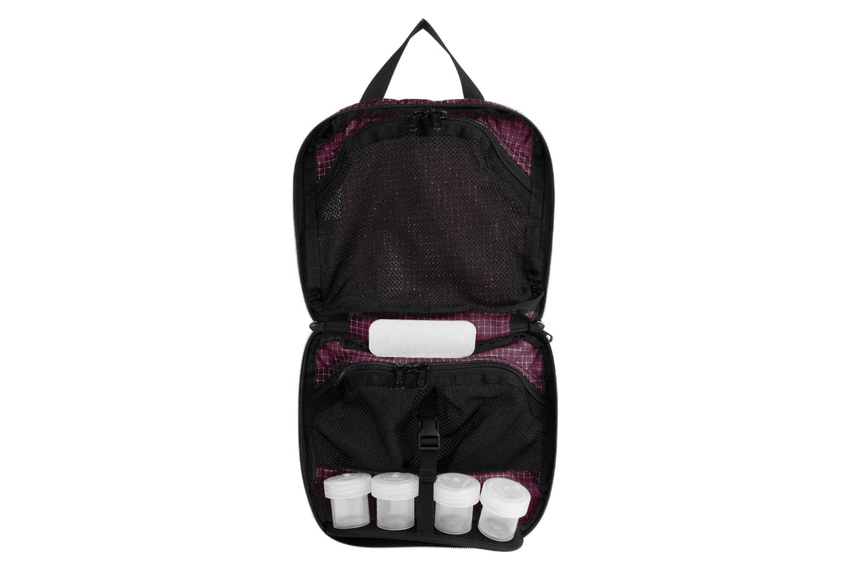 visible variant TB1266-5D^^A Deluxe Spiff Kit in Acai (dark purple with white grid) 200 Halcyon.