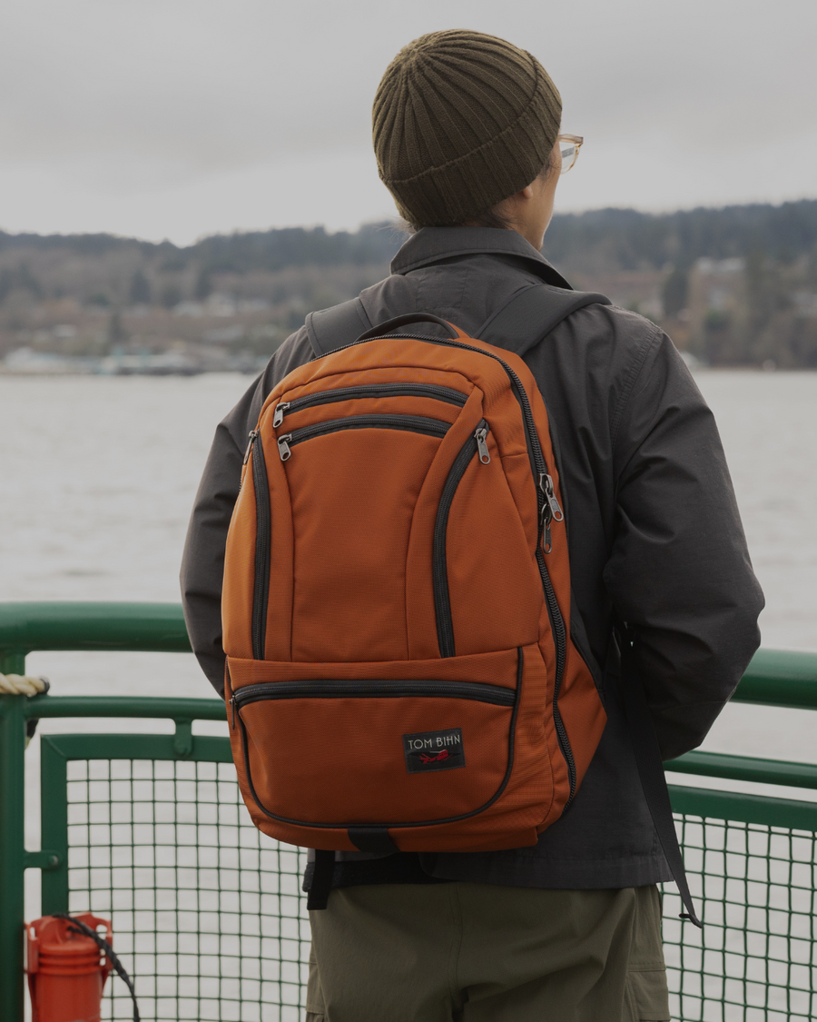 Person wearing Synik 30 in Burnt Orange Ballistic