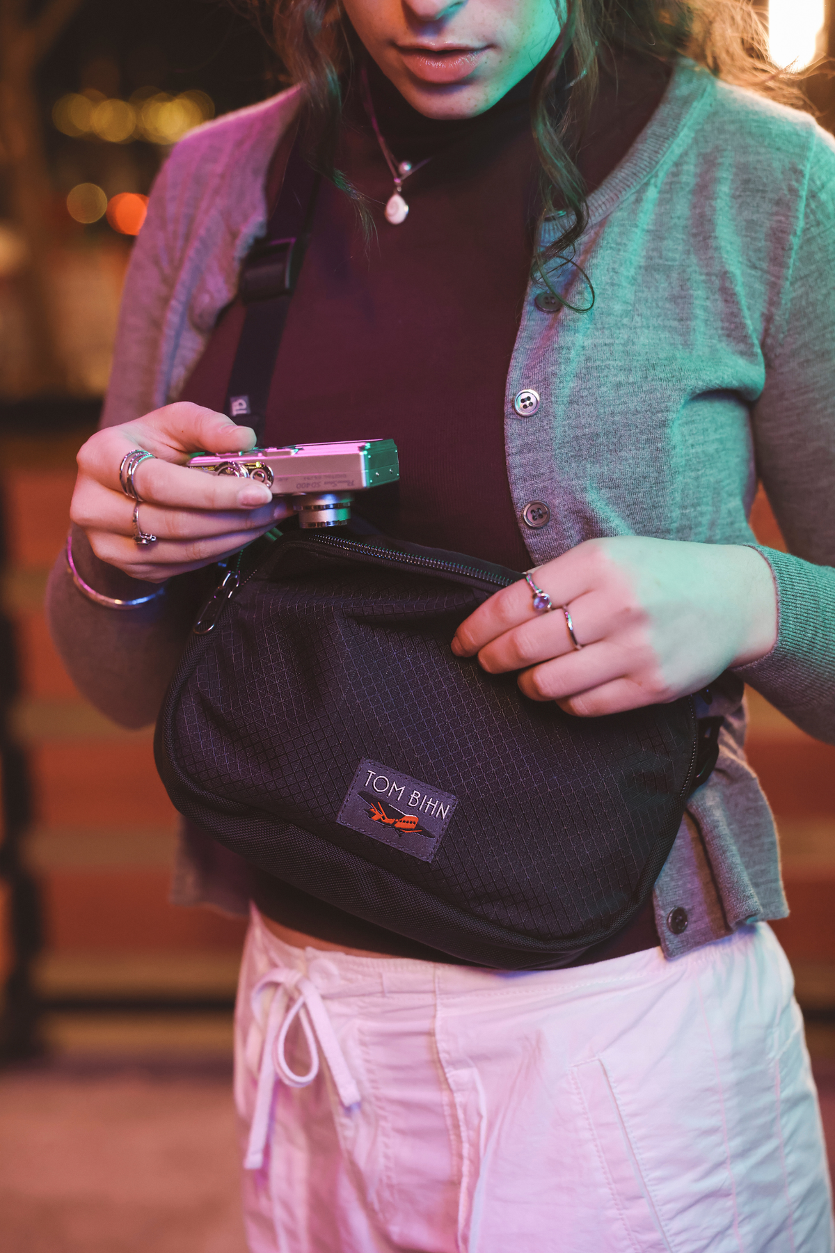 visible lifestyle^^Person wearing Spectron Big Bantam.
