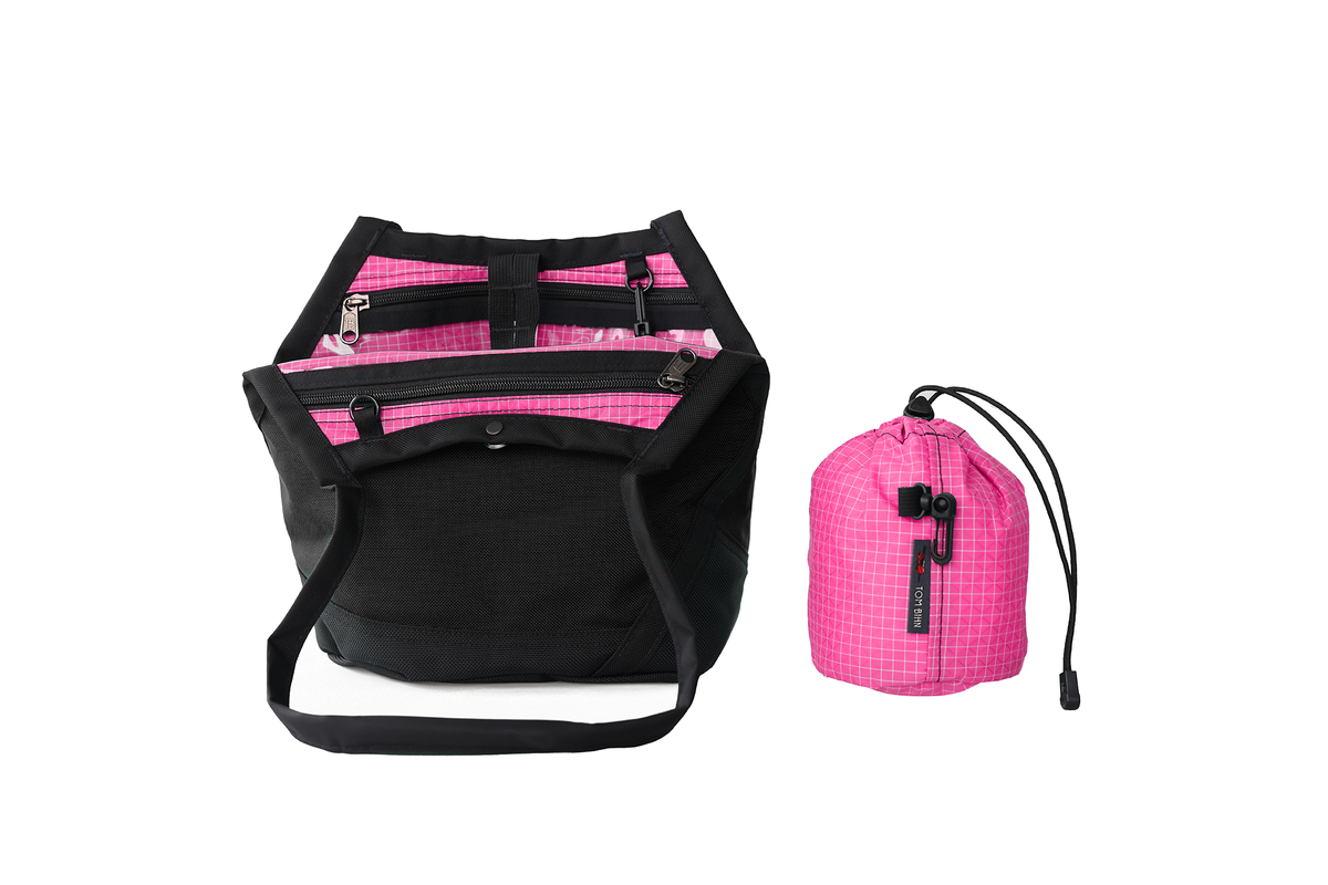 visible variant TB0659-BKPD^^The Little Swift in Black Ballistic with Cerise 200 Halcyon interior.