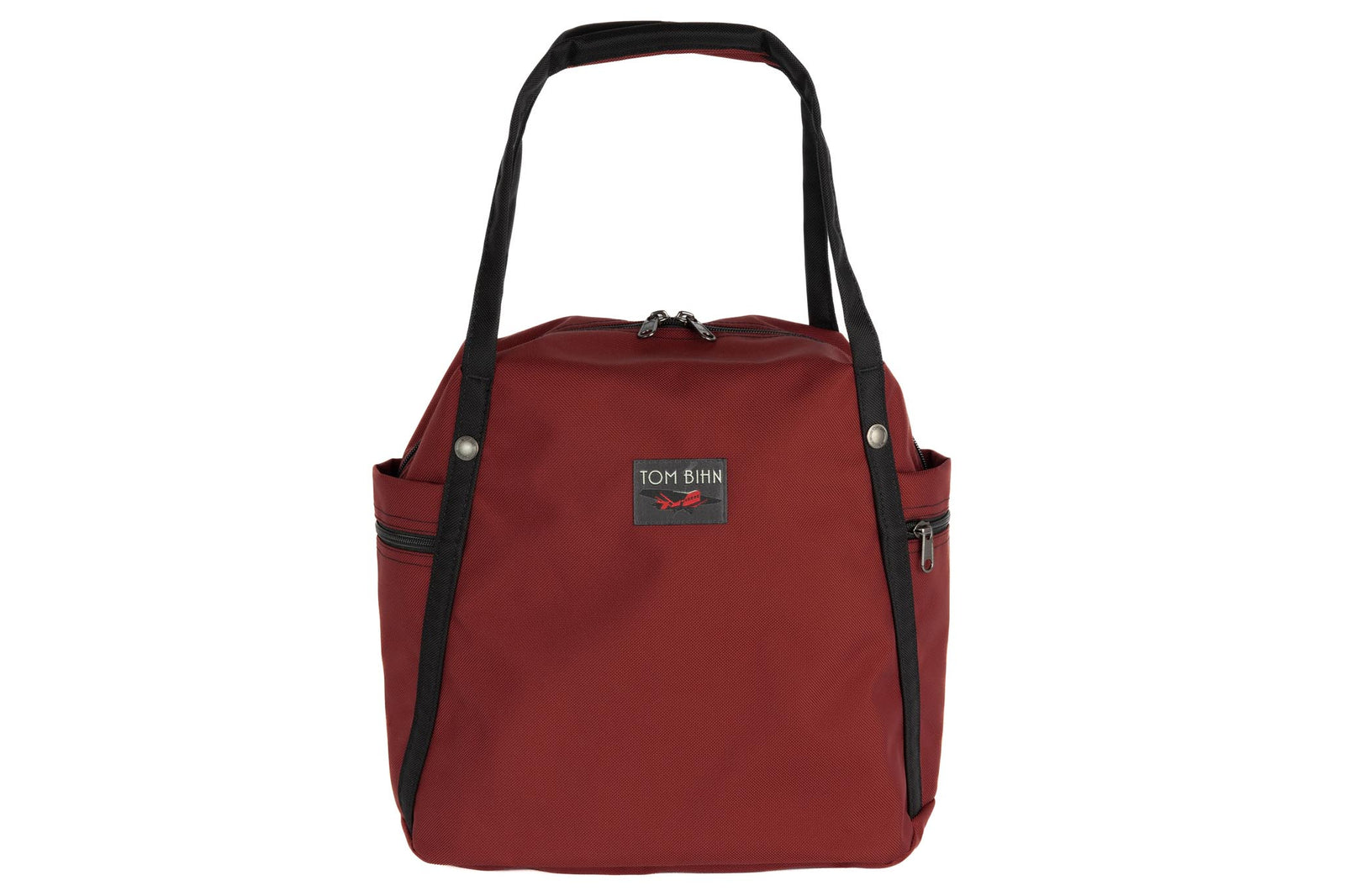 visible variant TB0615-MK^^The Pop Tote in Mars Red (brick red) 630 Ballistic.