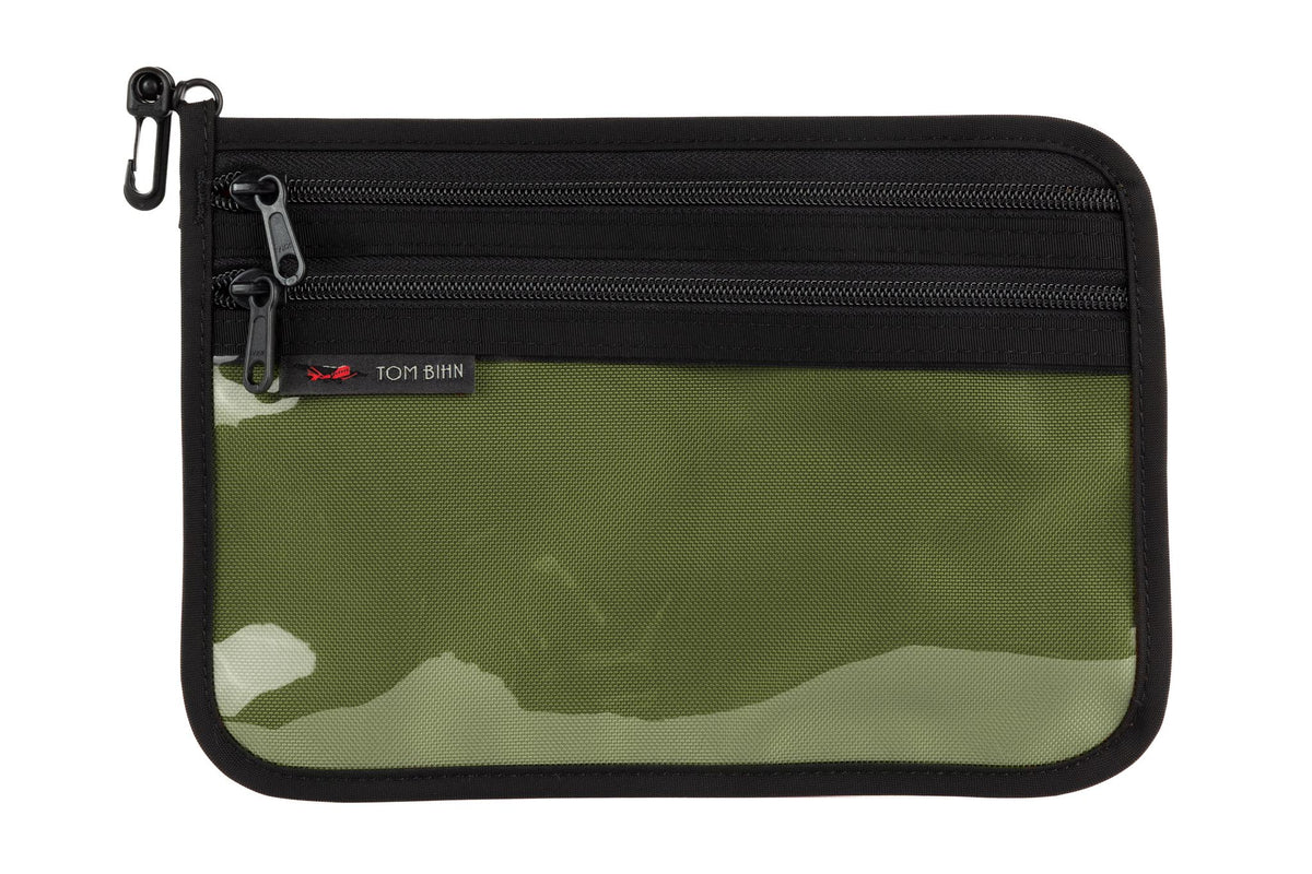 visible variant TB1223M-VB^^Medium Double Organizer Pouch in Verde 1050 Ballistic
