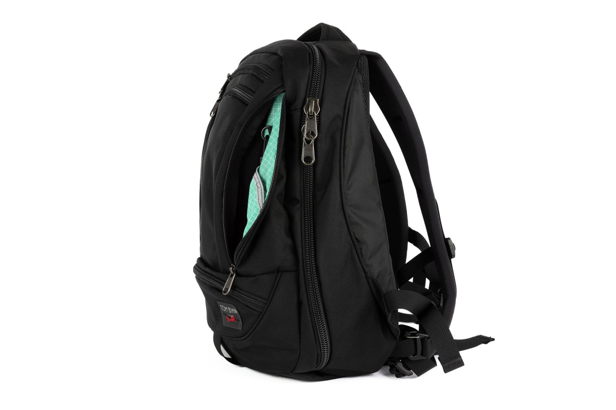 visible variant TB0120-BKGD^^Synik 22 in Black Ballistic with Seafoam (minty green with white grid) Halcyon interior.