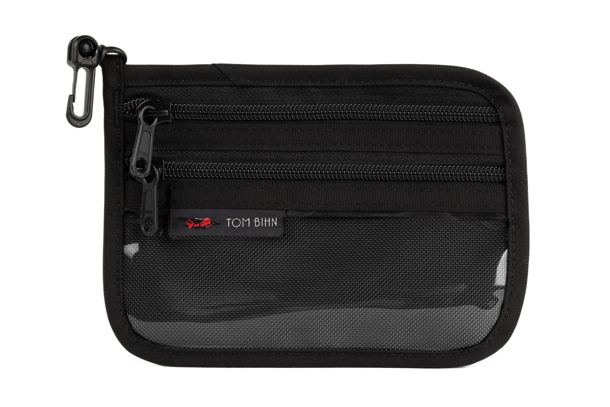 visible variant TB1223S-BB^^Small Double Organizer Pouch in Black 1050 Ballistic