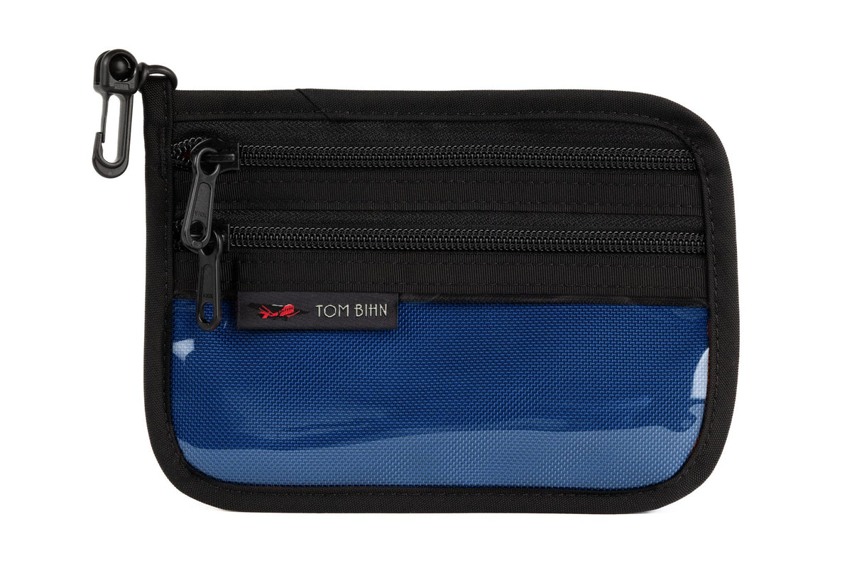 visible variant TB1223S-NB^^Small Double Organizer Pouch in Navy 1050 Ballistic