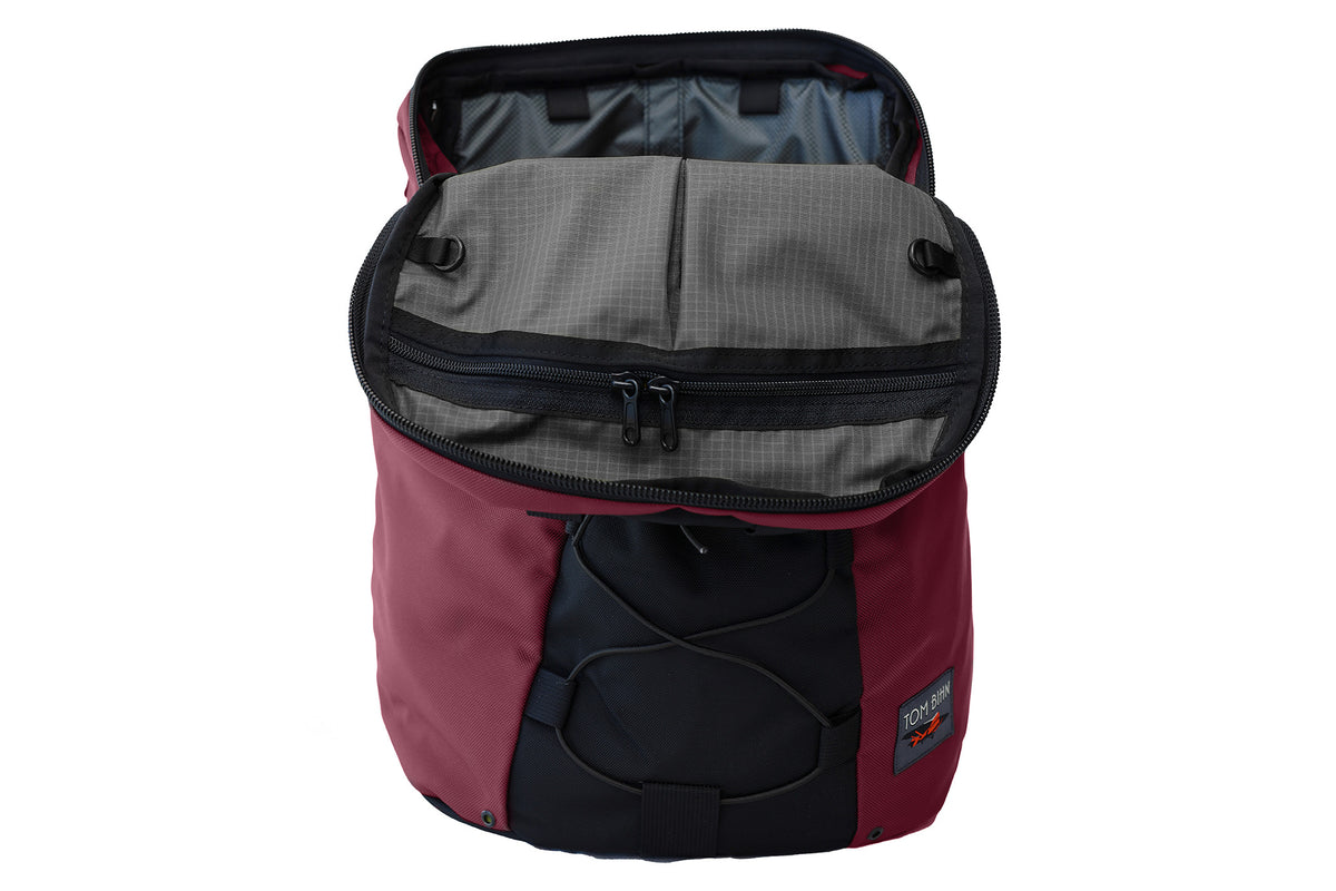 visible variant TB0102-PKGL^^Smart Alec 2.0 in Raspberry Ballistic with Mountain Grey 210 Cerylon interior