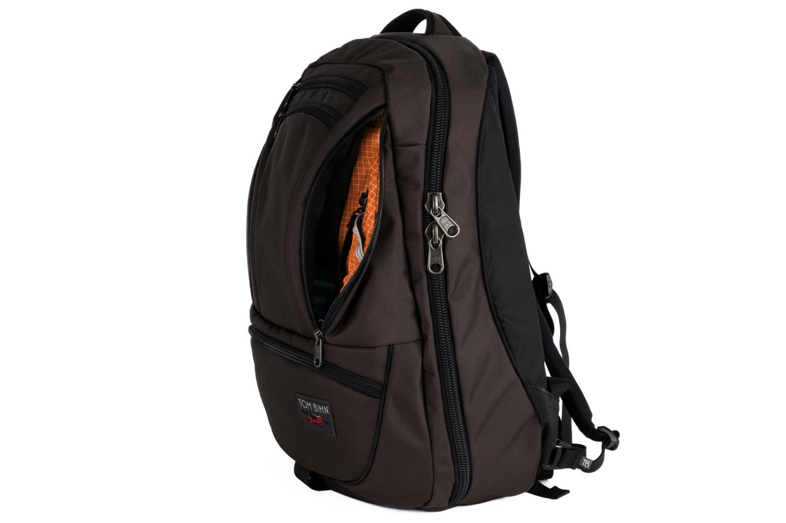 visible variant TB0121-RKZD^^The Synik 30 in Ursa (brown-grey) Ballistic with a Zest (orange with white grid) 200 Halcyon interior.
