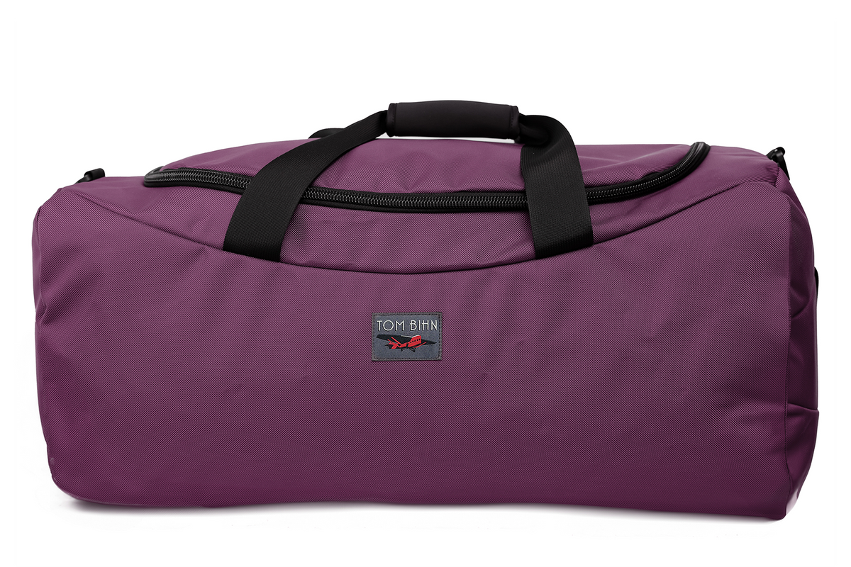 visible variant TB0909-UK^^Large Yeoman Duffel in Aubergine