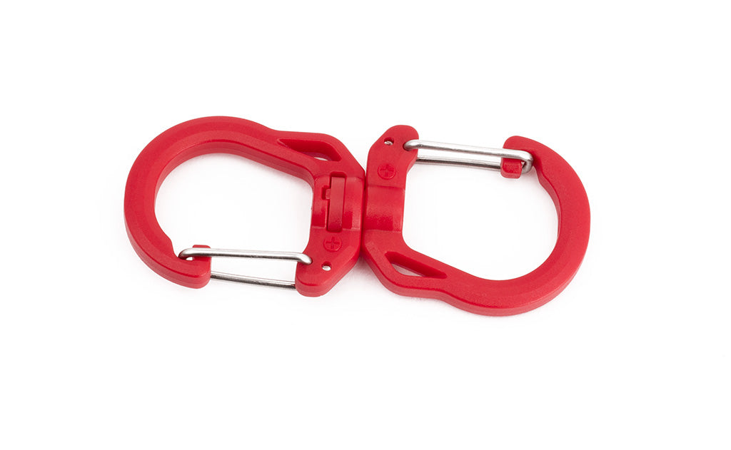 visible variant PT0574-IA^^A Large Iberian (red) Double Carabiner.
