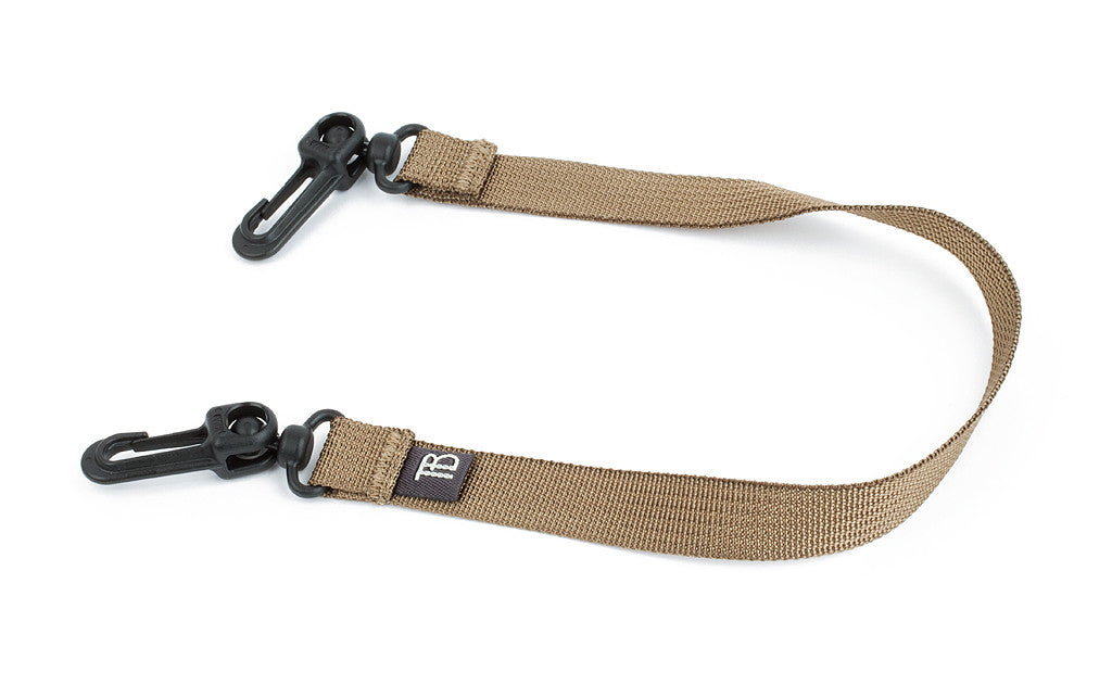 visible variant TB0514-CA^^A 16-inch Coyote (tan) Key Strap with a snaphook at either end.