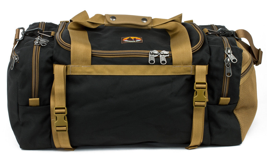 visible variant SD5413-BBCN^^The Large Skookum Dog Road Duffel in Black 1050 Ballistic.