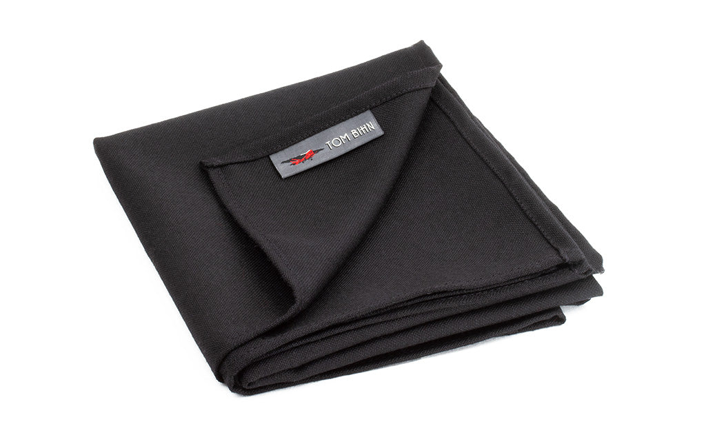 visible variant PT5800-BU^^The Shepherd's Wool Utillity Cloth in True Black.