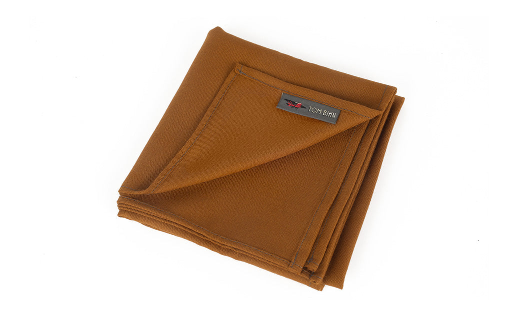 visible variant PT5800-OU^^The Shepherd's Wool Utillity Cloth in Ochre (dark orange).