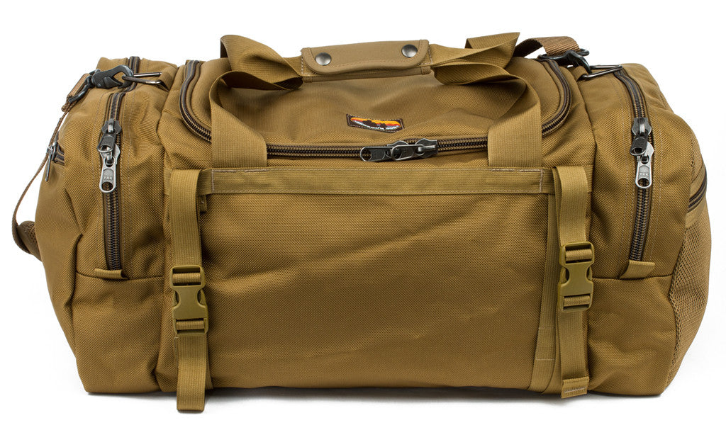 visible variant SD5413-CBCN^^The Large Skookum Dog Road Duffel in Coyote (tan) 1050 Ballistic.