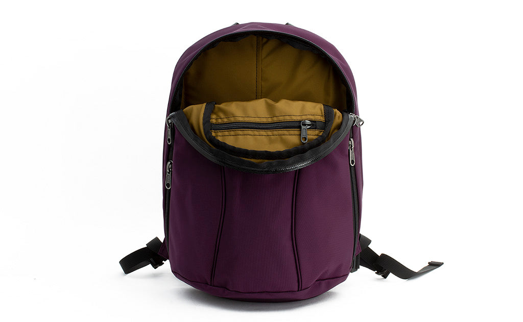 visible variant TB0107-UKCJ^^The Luminary 12 in Aubergine (dark purple) 525 Ballistic with a Coyote (brown) 210 Ballistic interior.