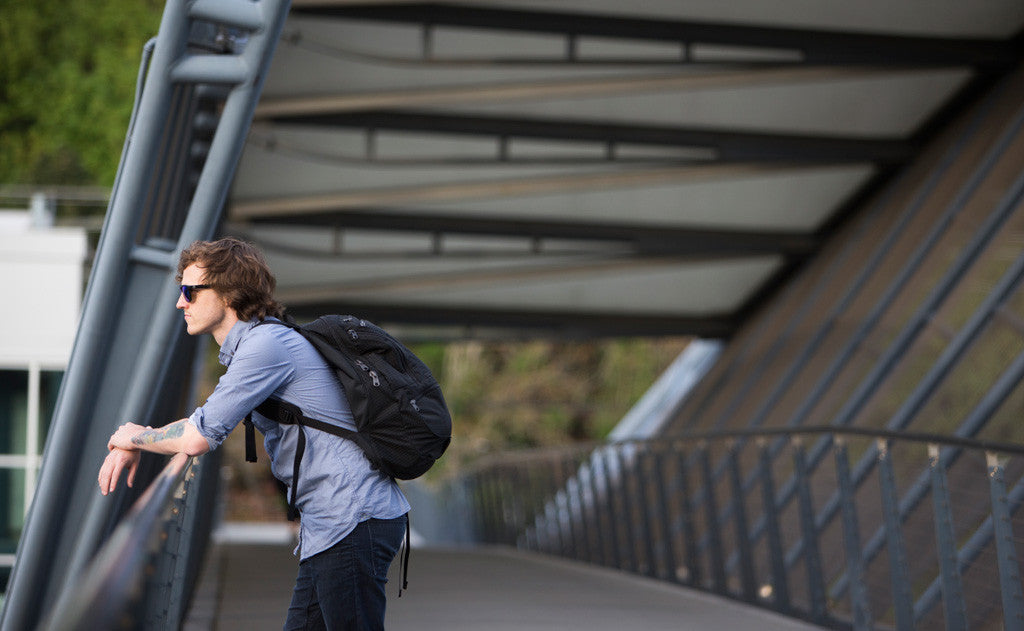 ^^A person sightseeing with the Synapse 25.