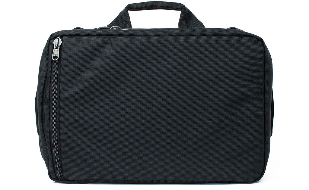 The back of a Western Flyer in Black 525 Ballistic.