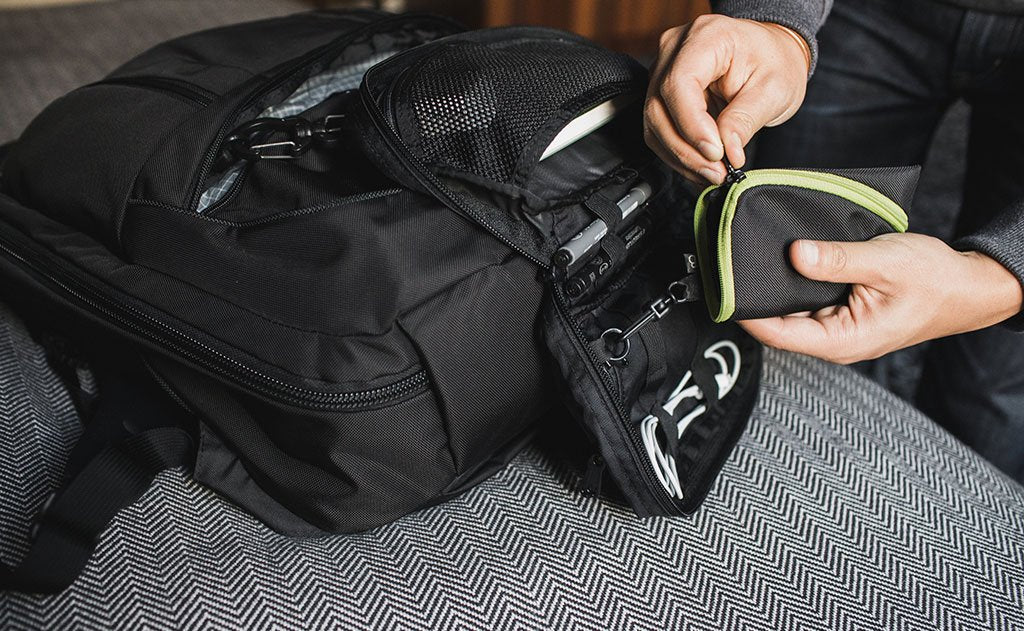 visible lifestyle ^^ A person putting a pouch into their HLT2.