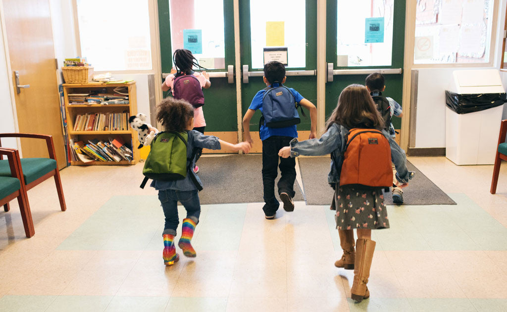 lifestyle visible^^Children wearing The Sprout.